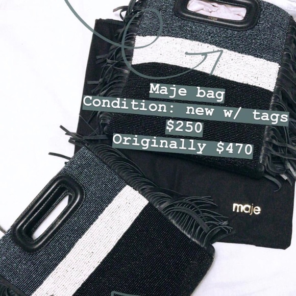 Maje m beads bag - Picture 1 of 1